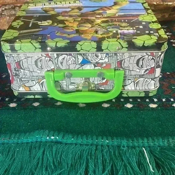 Nickelodeon teenage mutant ninja turtles lunchbox with puzzle - Picture 4 of 7